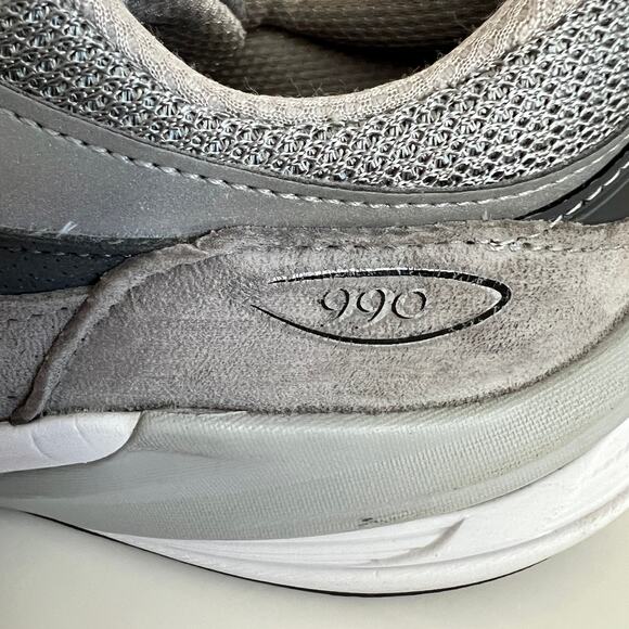 New Balance 990v6 Sneakers In Castlerock Gray Men Size 9.5 4E - Picture 8 of 14